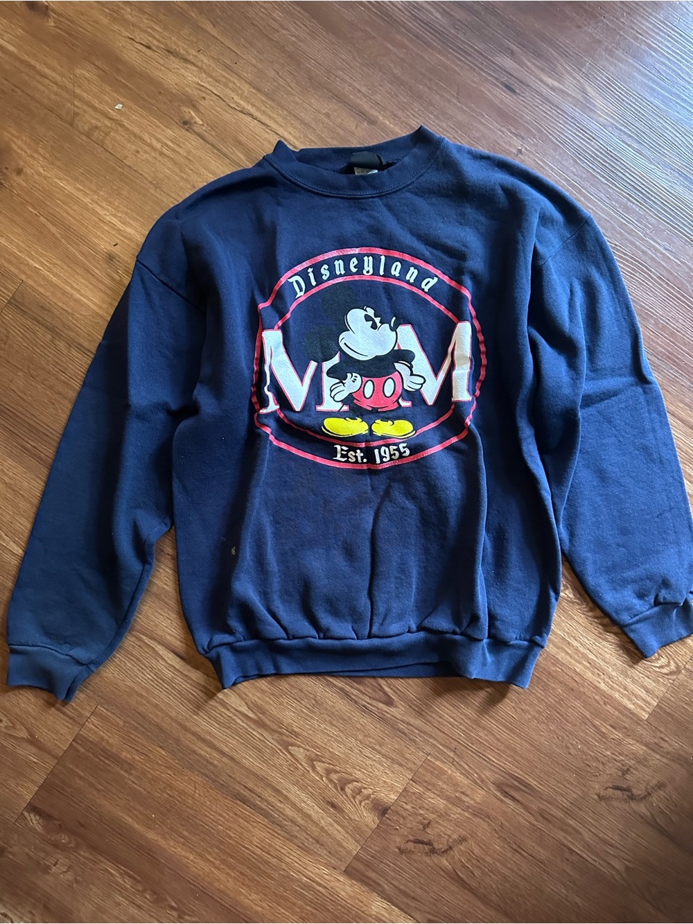 Vintage Disney Navy Blue Mickey Mouse Sweater